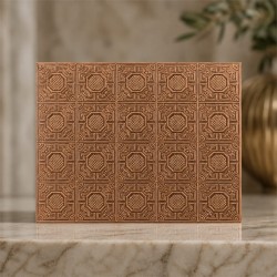 Artesonado cobre 36000 relieve | Casa muñecas