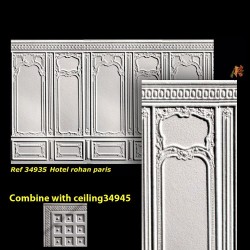 Pared Hotel Rohan 34935 relieve | Casa muñecas